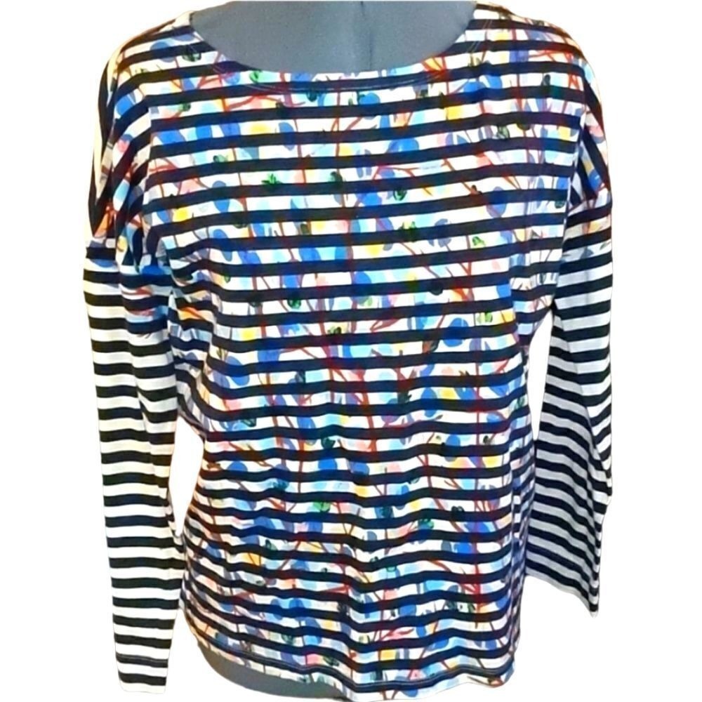 Michael De Feo J. Crew women's striped artsy top